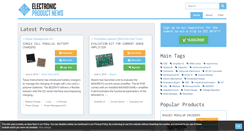 Desktop Screenshot of electronicproductnews.com