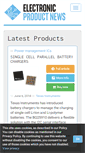 Mobile Screenshot of electronicproductnews.com