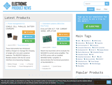 Tablet Screenshot of electronicproductnews.com